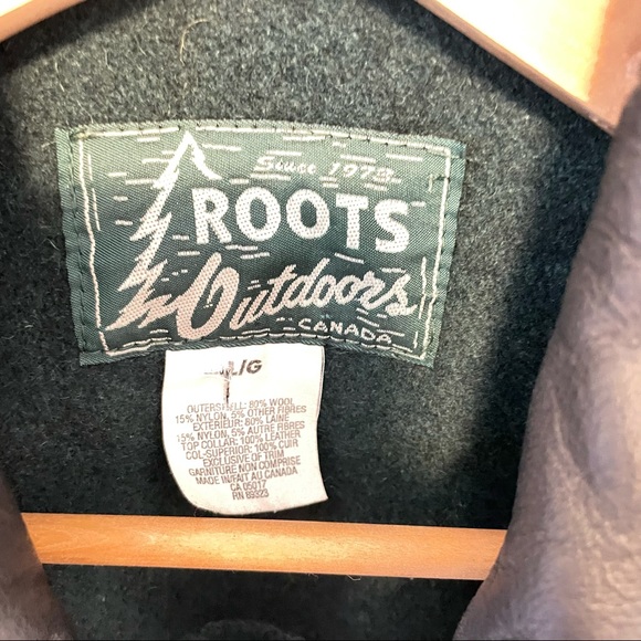 Vintage 90s Wool Roots Jacket Shacket - Picture 9 of 10